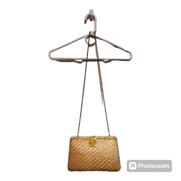 Vintage- Vanessa Straw Shoulder Bag - Picture 2 of 8